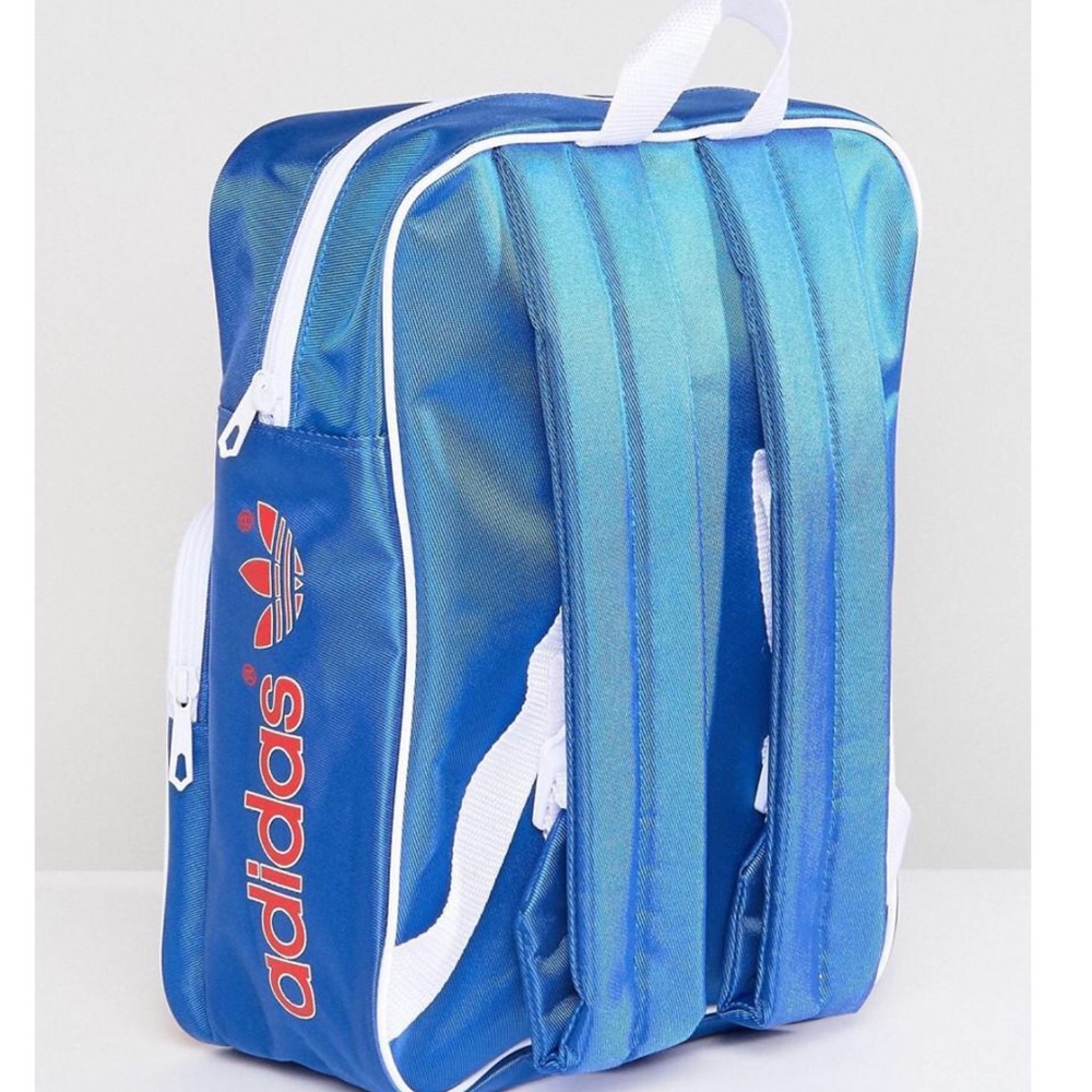 Adidas Originals adicolor Retro Backpack In Blue - Picture 3 of 8